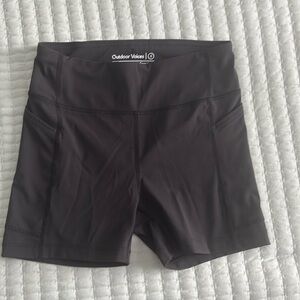 Outdoor voices bike shorts - black
